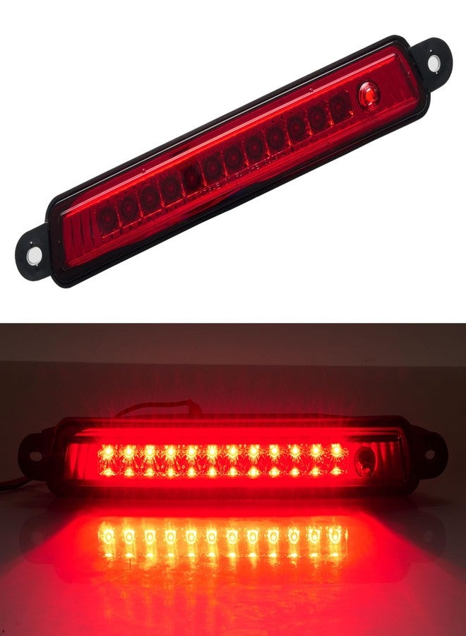 Cxdar Third 3rd Brake Light LED for 2005-2015 Nissan Armada, High Mount Rear Brake Lights Assembly for 2004-2010 Infiniti QX56, Waterproof Center Cab Lamp Stop Light, Red Lens - Image 1